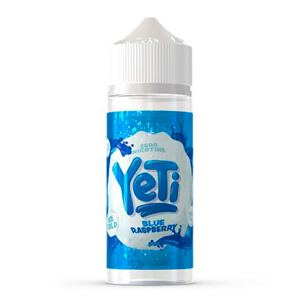 BLUE RASPBERRY E LIQUID BY YETI E LIQUIDS 100ML 70...